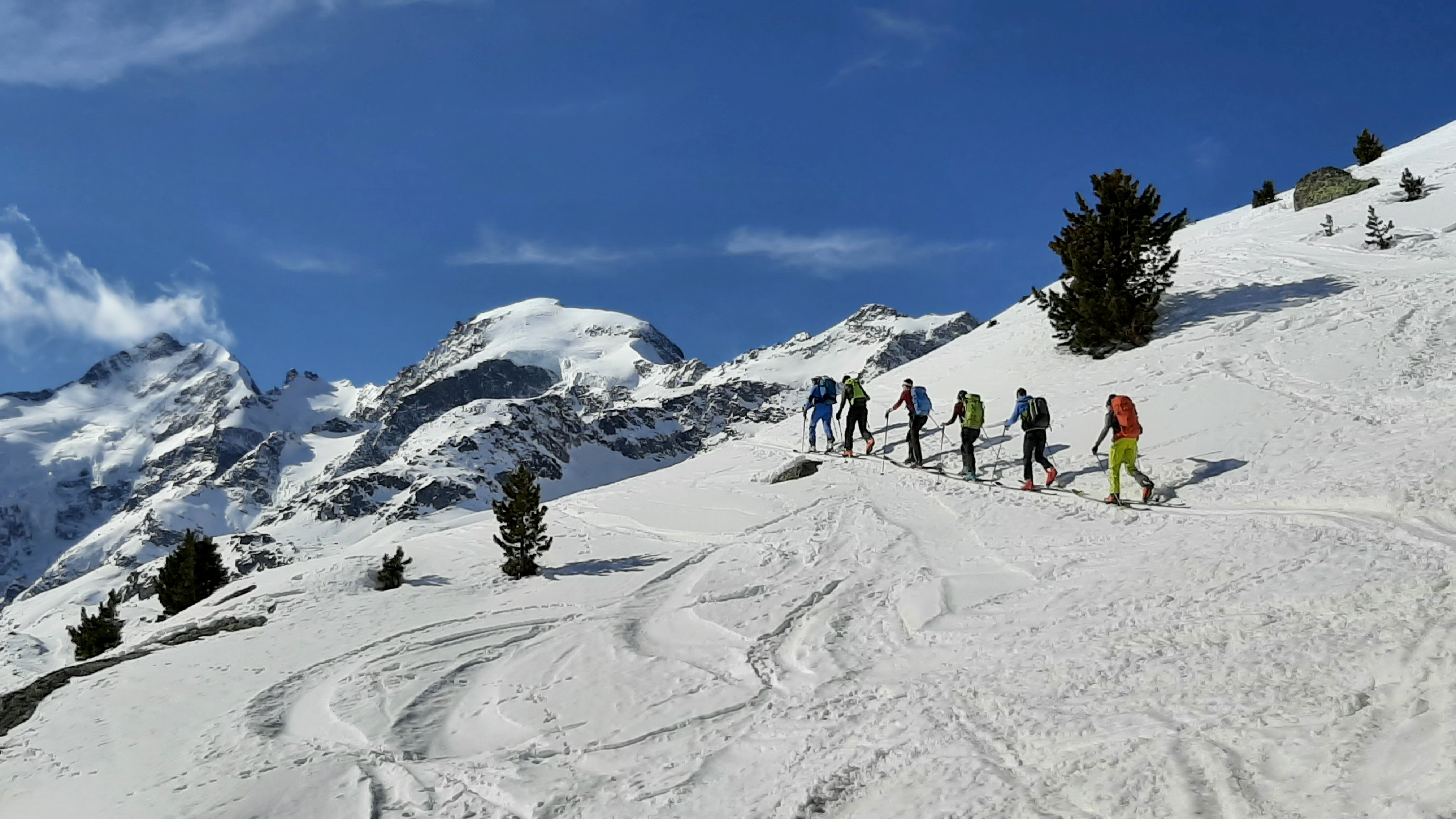 Aufstieg: Morteratsch - Piz Misaun